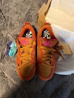 Nike Dunk low disrupt 2: desert bronze/pink prime